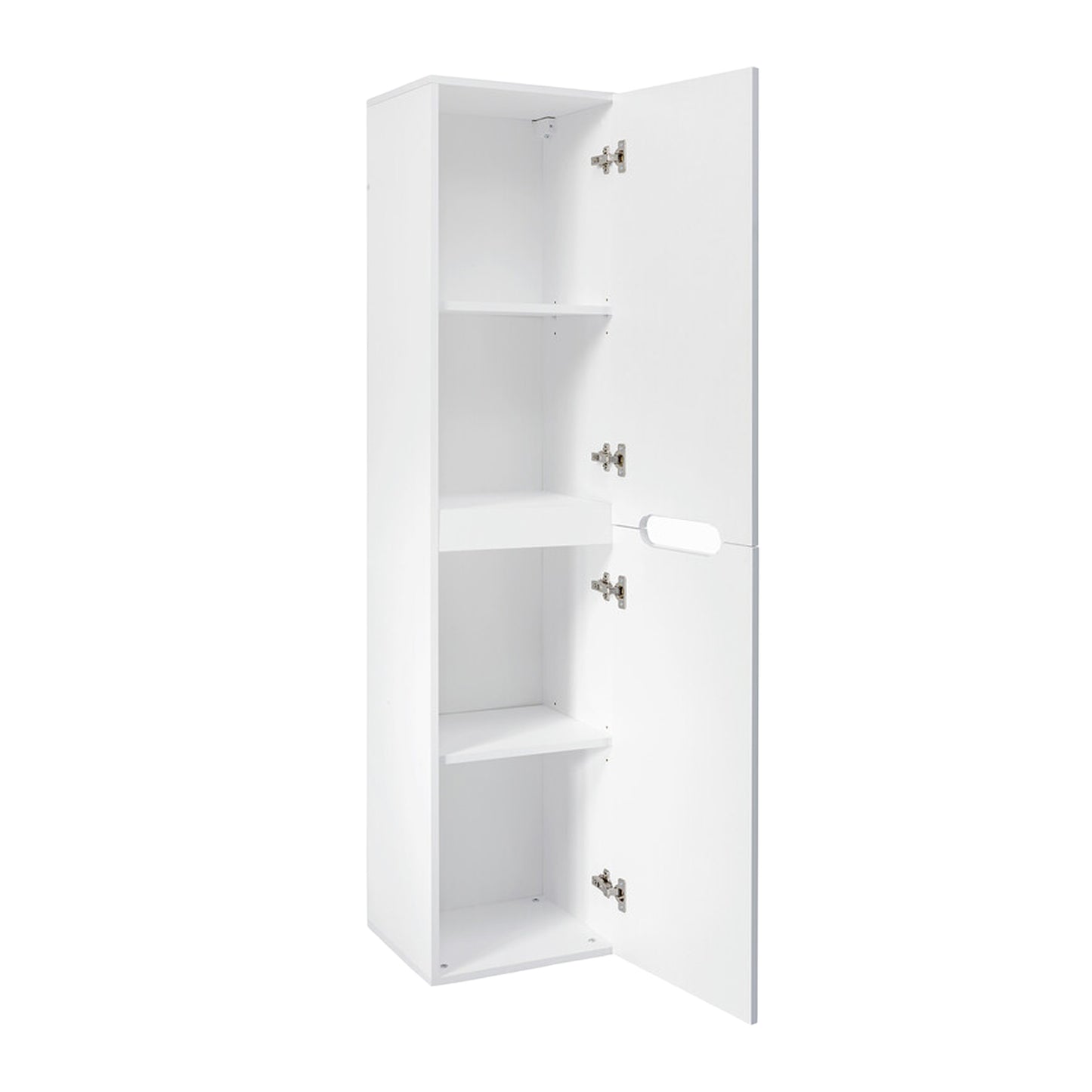 Fija Bathroom Cabinet Vanity Set 120 cm with Basin and Tall Unit - White