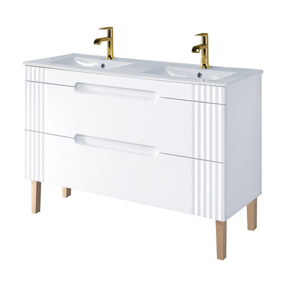 Fija Bathroom Cabinet Vanity 120 cm with Basin - White