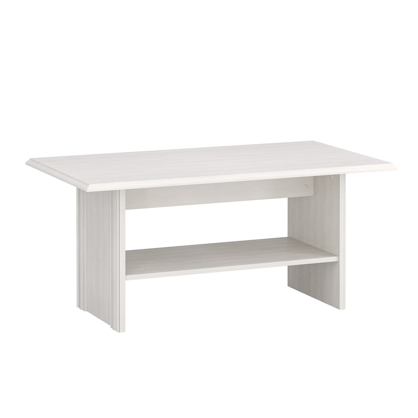 Tilda Elegant Coffee Table with Open Shelf - Fineline Crema