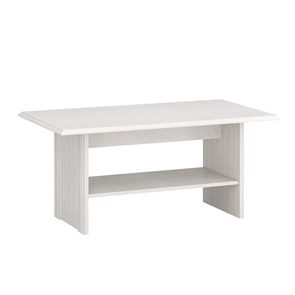 Tilda Elegant Coffee Table with Open Shelf - Fineline Crema