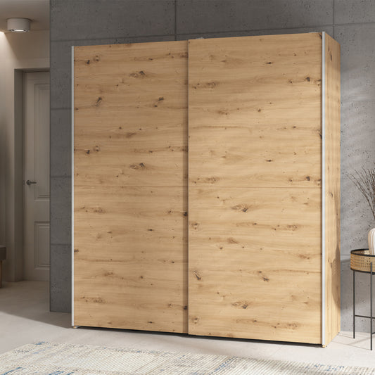 Sonya 2 Door Sliding Wardrobe - Artisan Oak