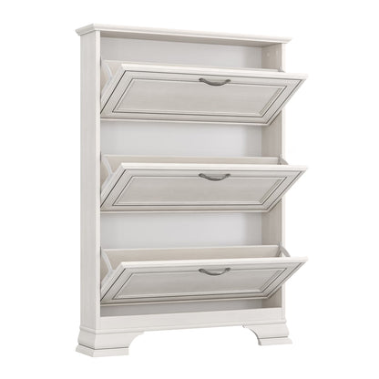 Tilda Elegant Shoe Cabinet – Fineline Crema