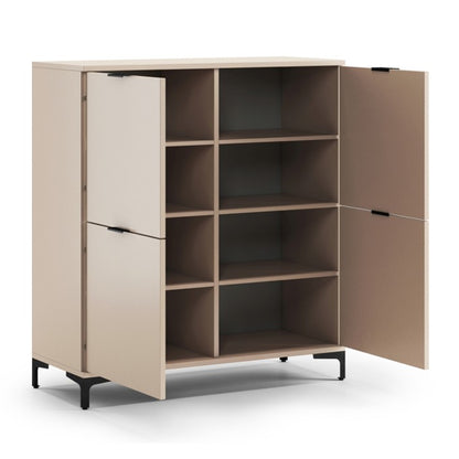 Lana Modern Sideboard with Four Doors - Beige