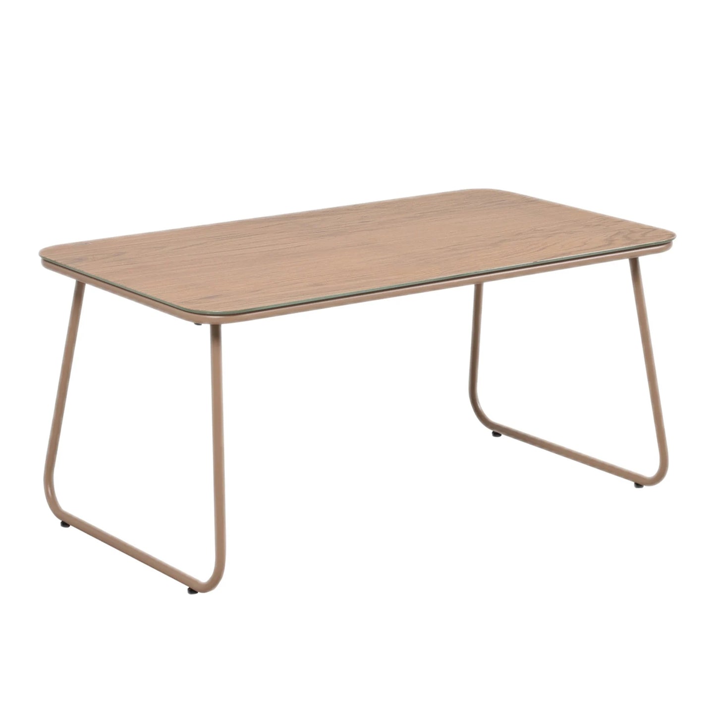 Dara Outdoor Lounge Set with Coffee Table - Beige