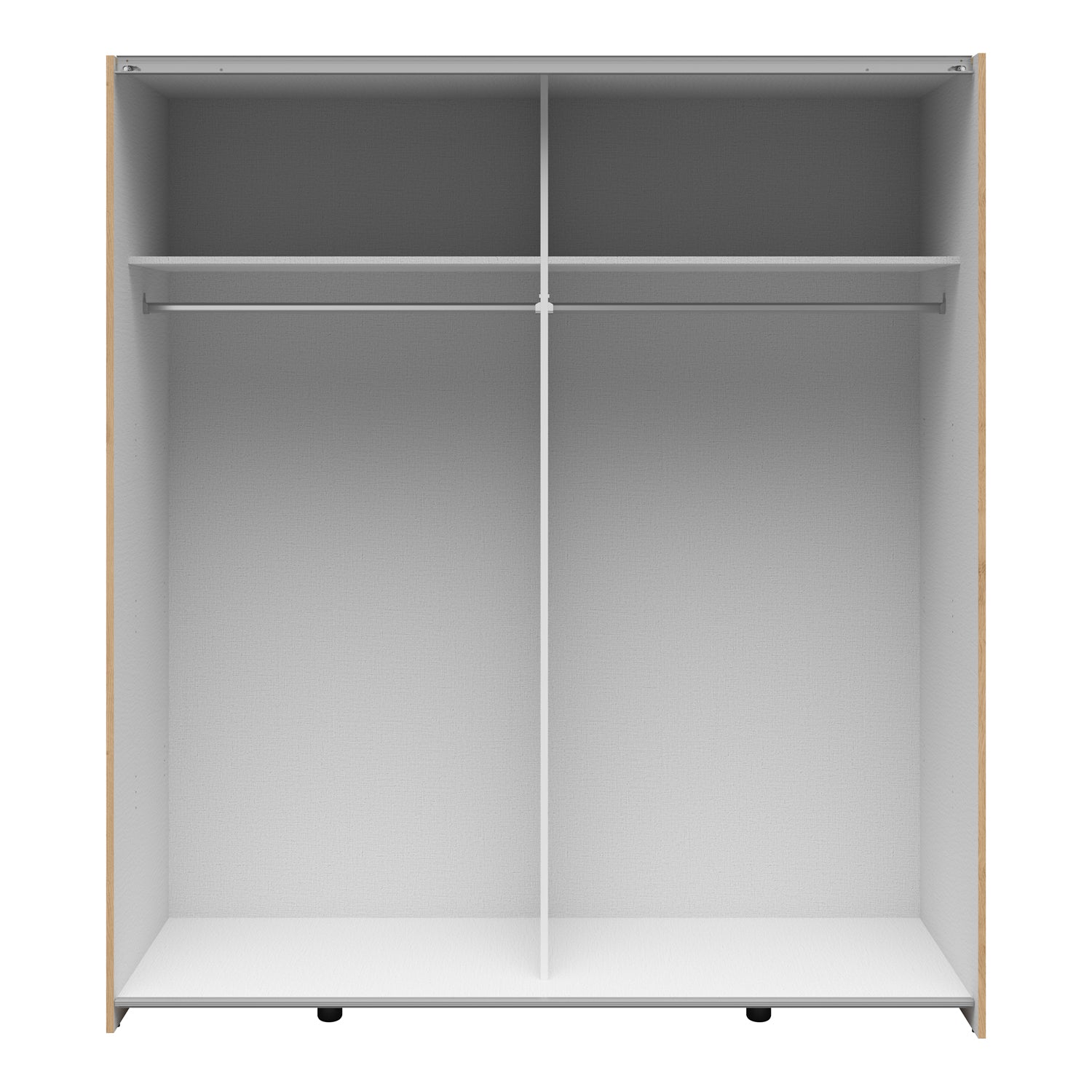 Sonya 2 Door Sliding Wardrobe - Artisan Oak / Graphite