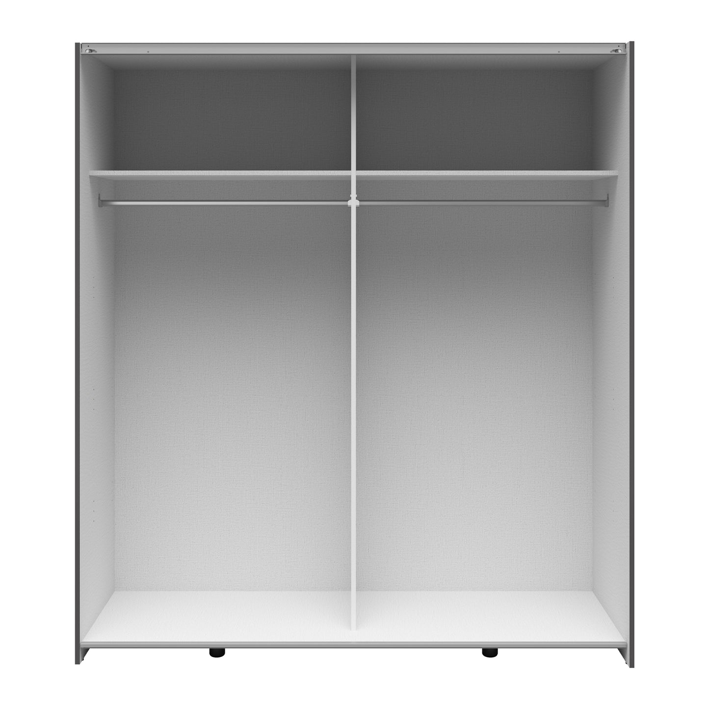 Sonya 2 Door Sliding Wardrobe - Graphite / Artisan Oak