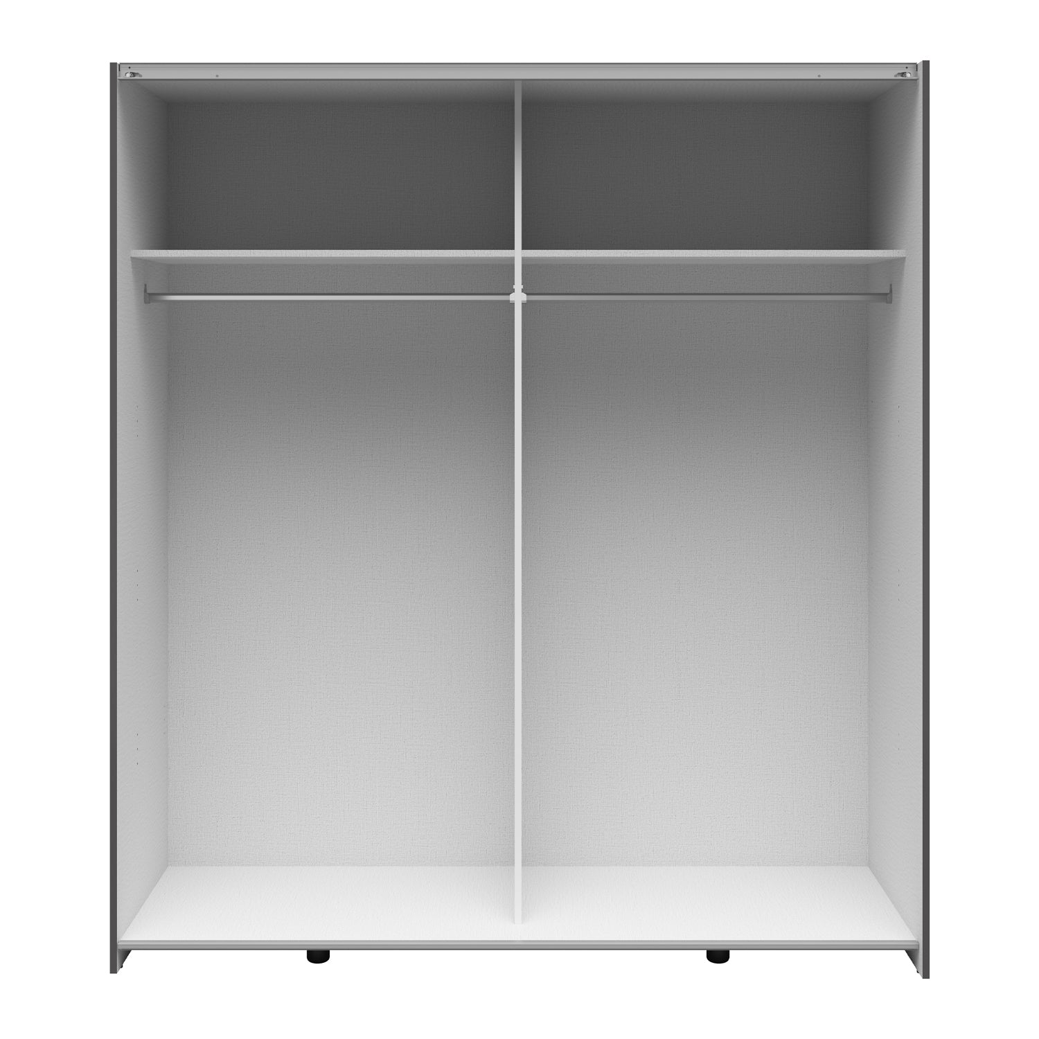 Sonya 2 Door Sliding Wardrobe - Graphite / Artisan Oak