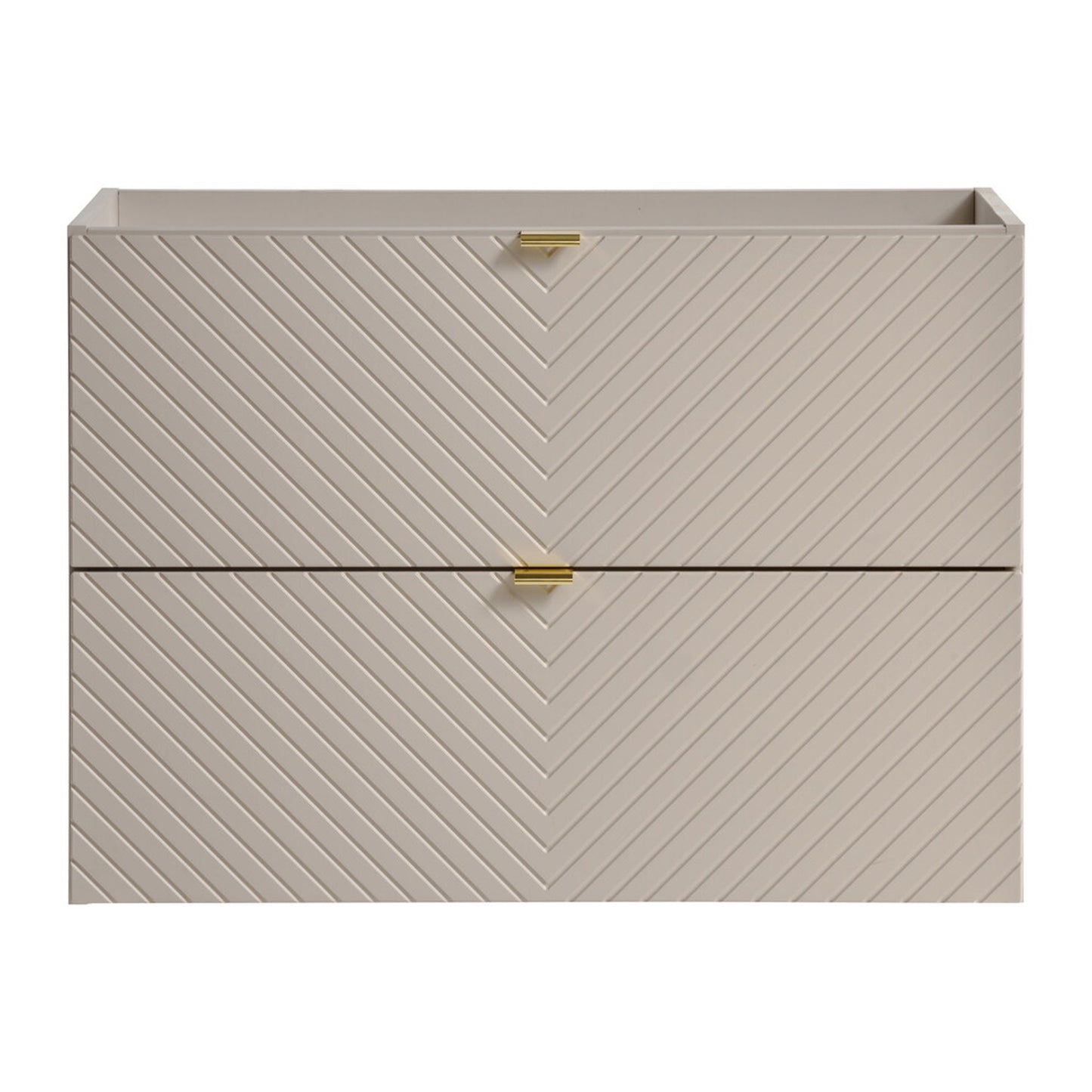 Viva 80cm Bathroom Cabinet with Oval Basin - Cashmere