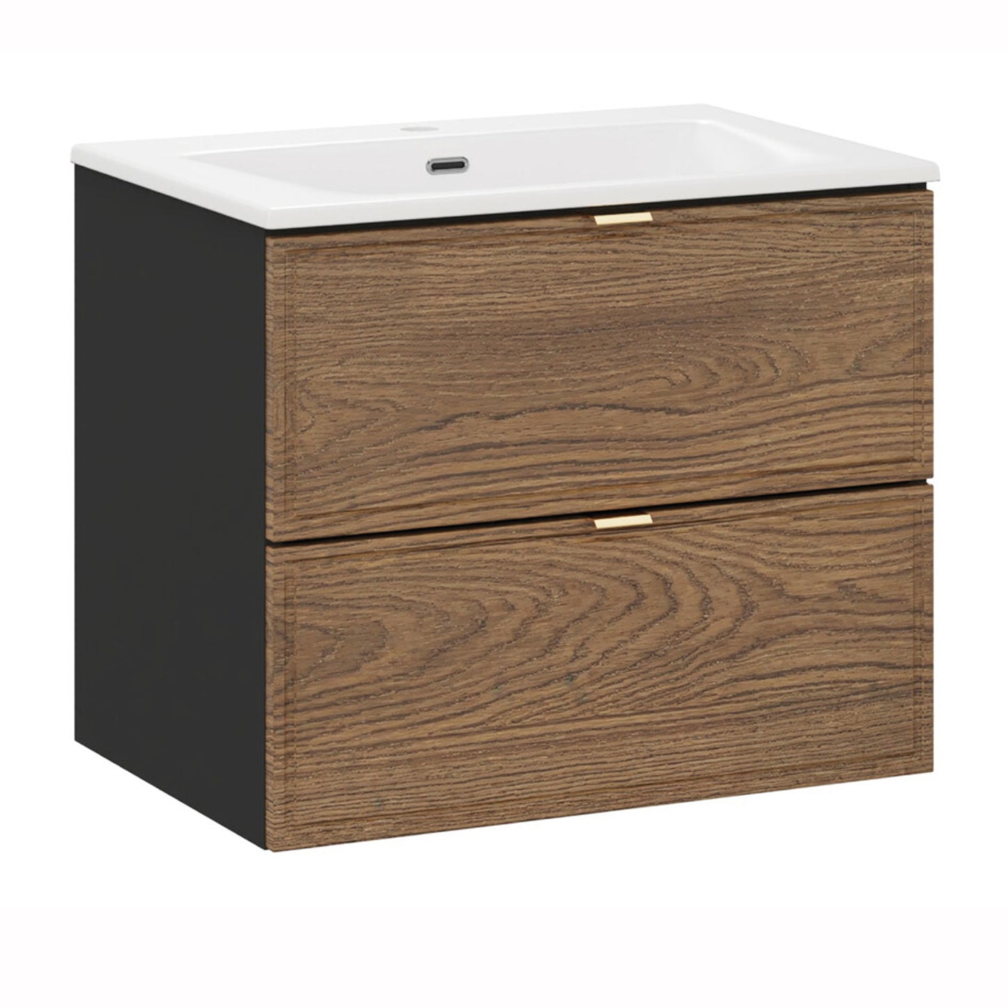Talia Casella Bathroom Cabinet Vanity 60 cm with Basin - Casella Oak