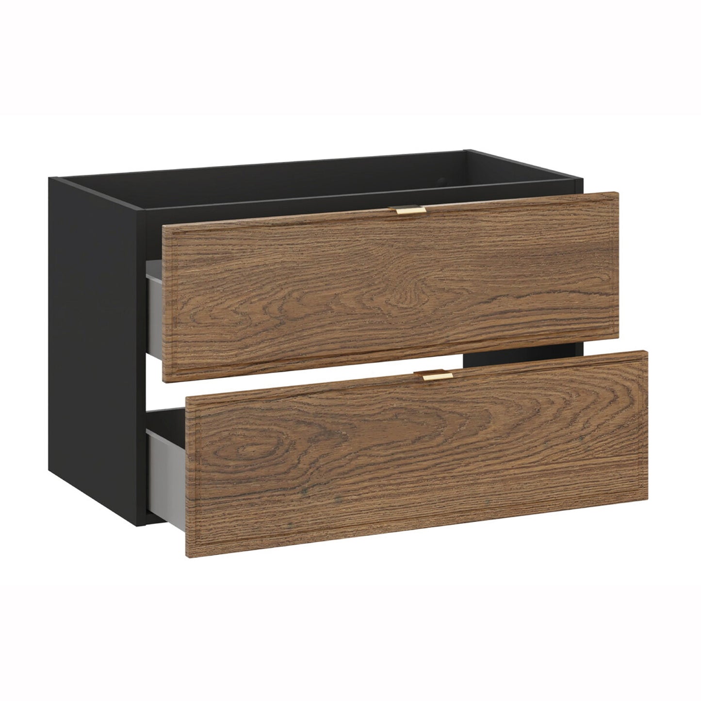 Talia Casella Bathroom Cabinet Vanity Set 80 cm with Basin and tall Unit - Casella Oak
