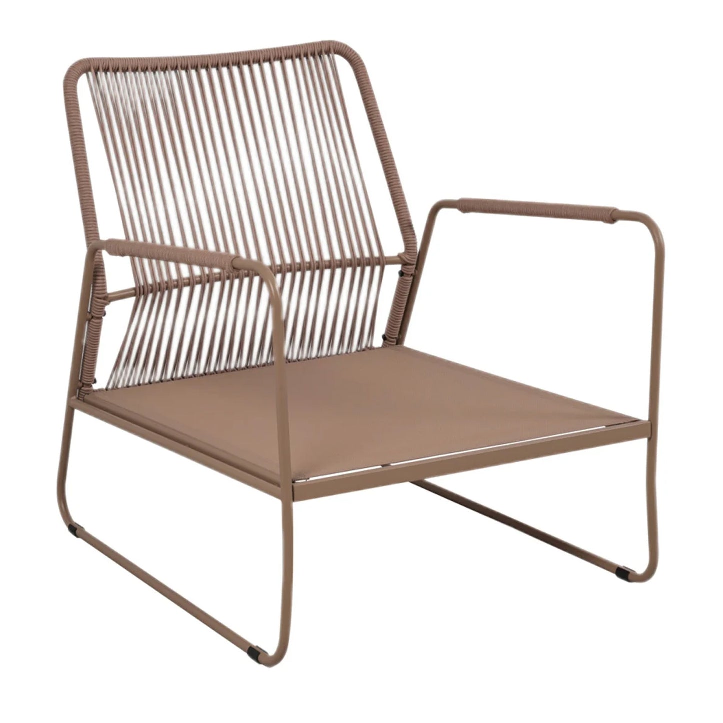 Dara Outdoor Lounge Set with Coffee Table - Beige