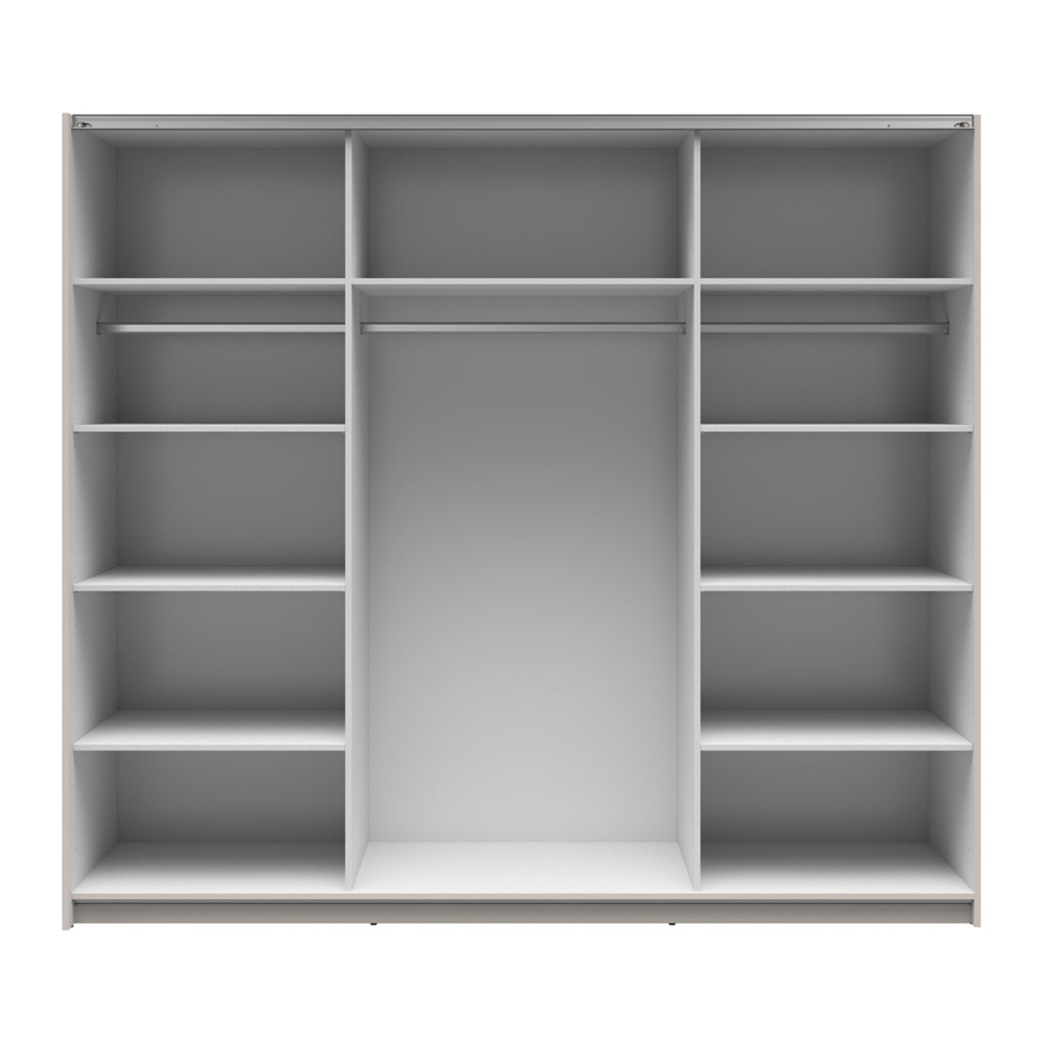 Exter 2 Door Sliding 220cm Wardrobe - Cashmere