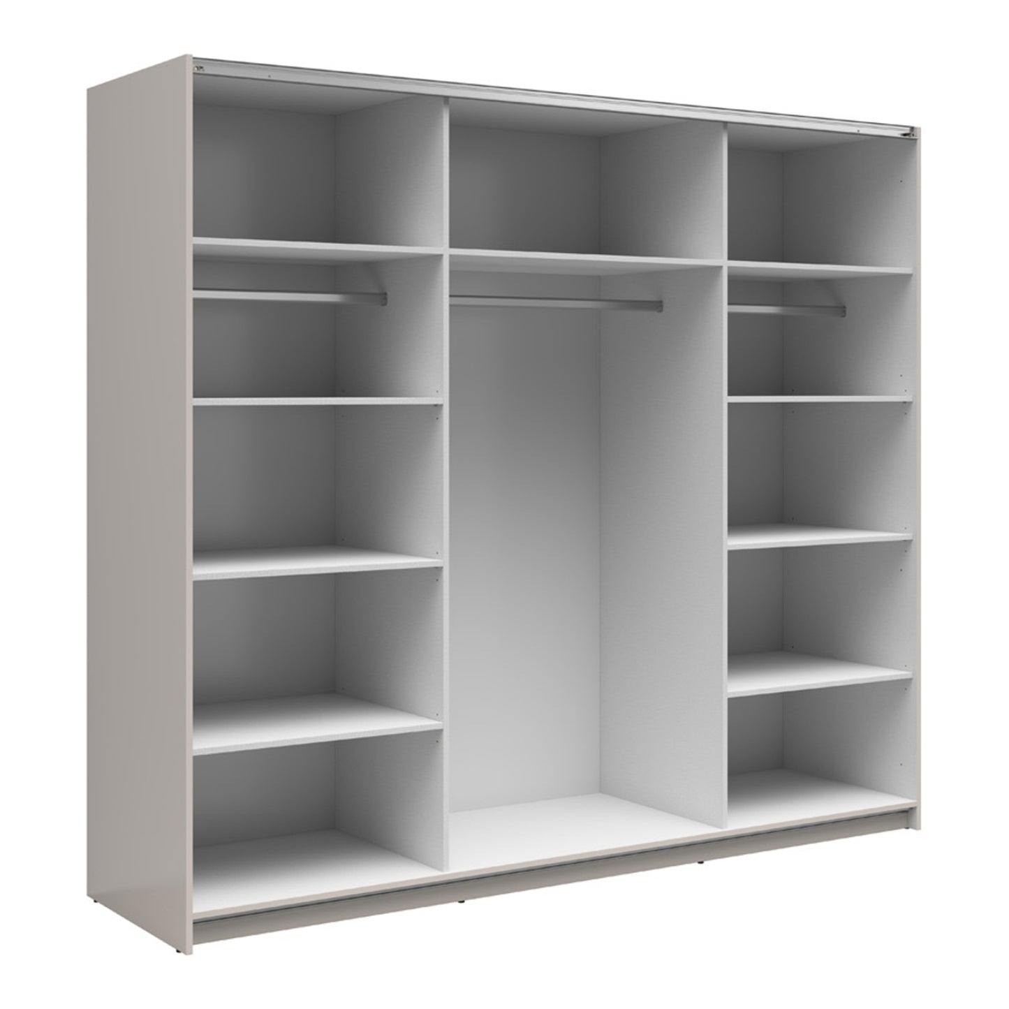 Exter 2 Door Sliding 220cm Wardrobe - Cashmere