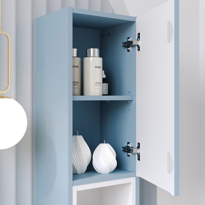 Nova Bathroom Cabinet 120cm with Worktop and Tall Unit - Baby Blue