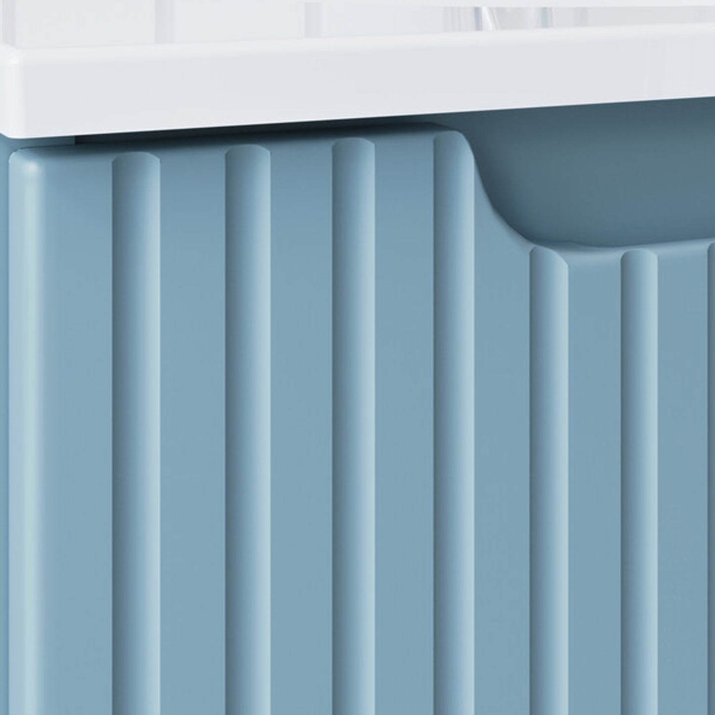 Nova Bathroom Cabinet 100cm with Worktop and Doors - Baby Blue