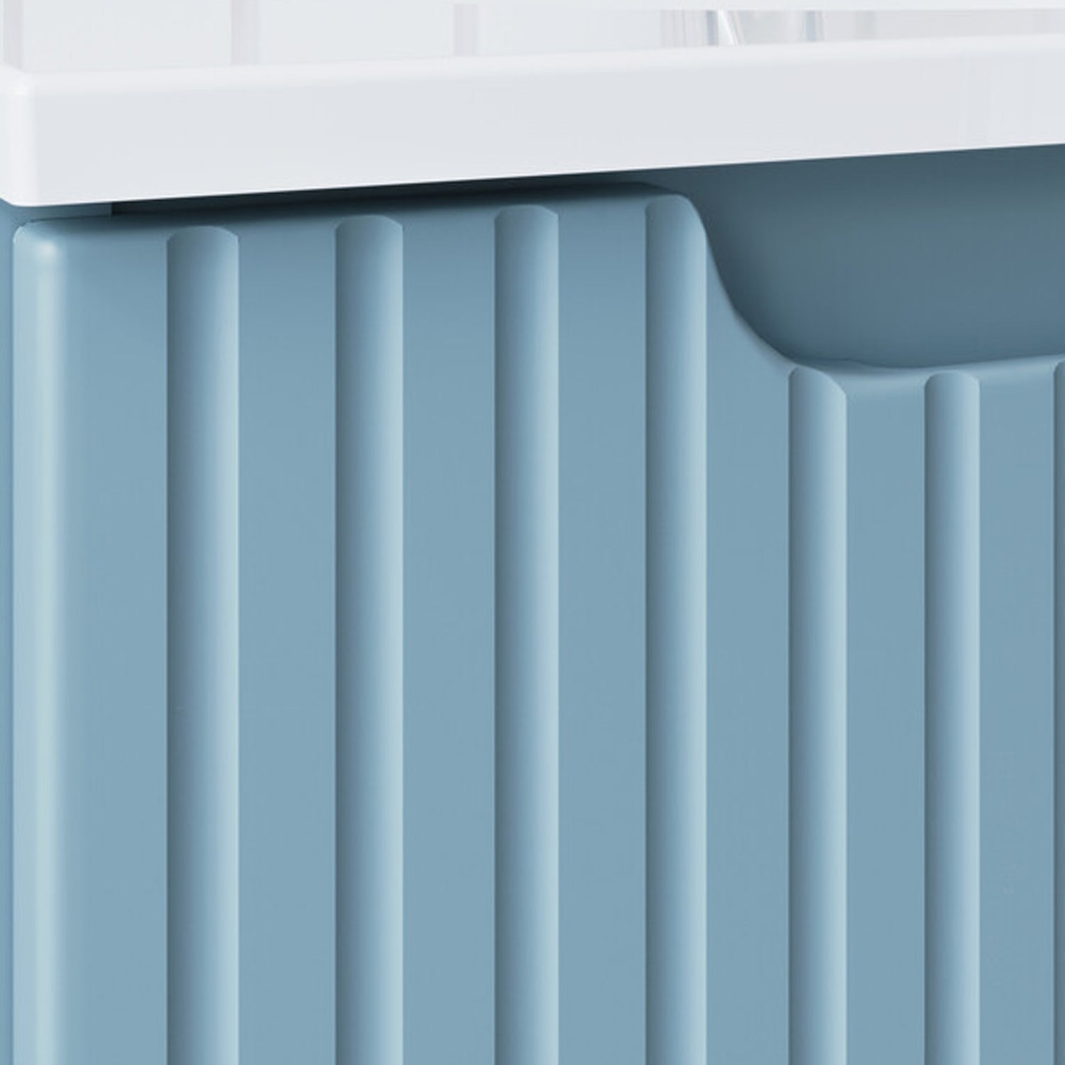 Nova Bathroom Cabinet 100cm with Worktop and Doors - Baby Blue