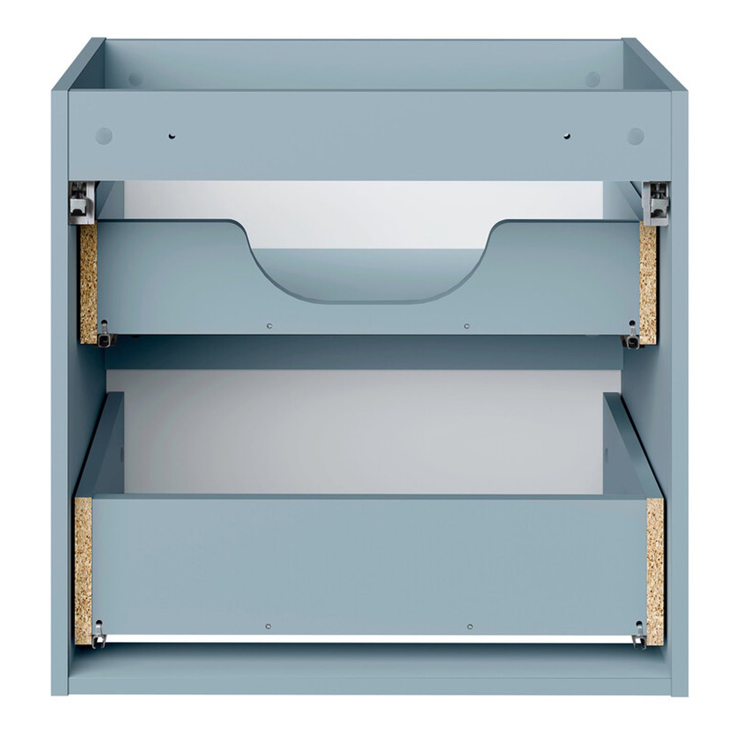 Nova Bathroom Cabinet 100cm with Worktop and Doors - Baby Blue