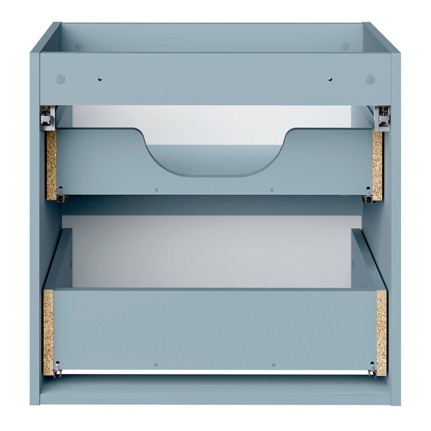 Nova Bathroom Cabinet 100cm with Worktop and Doors - Baby Blue