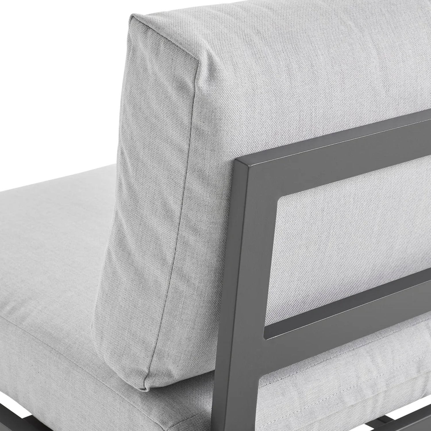 Evora Metal Frame Outdoor Lounge Set - Graphite