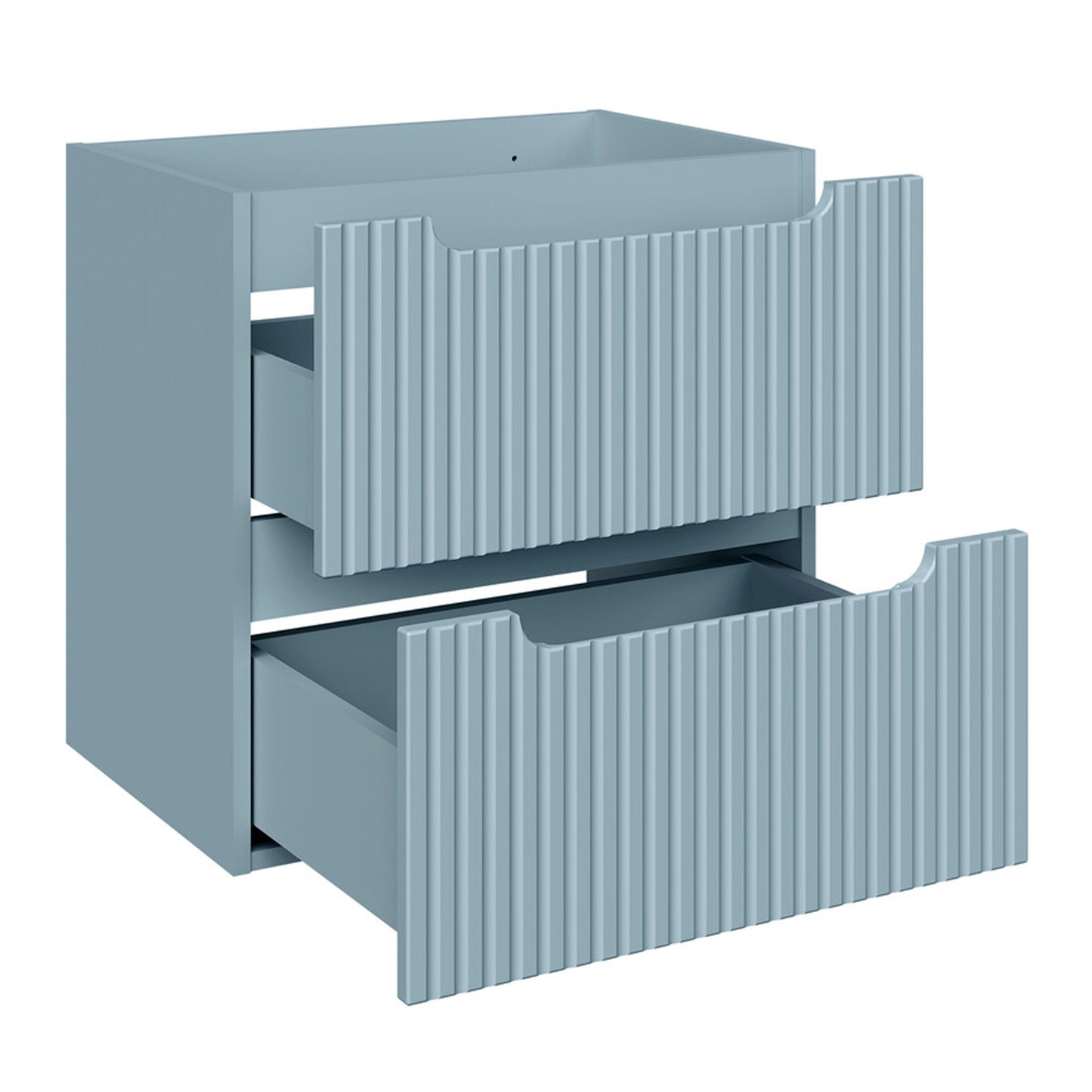 Nova Bathroom Cabinet 100cm with Worktop and Doors - Baby Blue