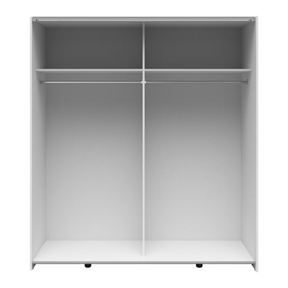 Sonya 2 Door Sliding Wardrobe - Artisan Oak / White