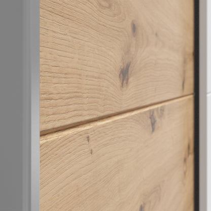 Sonya 2 Door Sliding Wardrobe - Artisan Oak / White