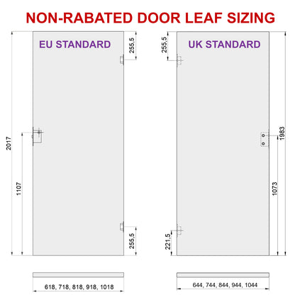 Rumba Internal Non-Rebated Door Set with Frame and Handle - Bahama Yellow