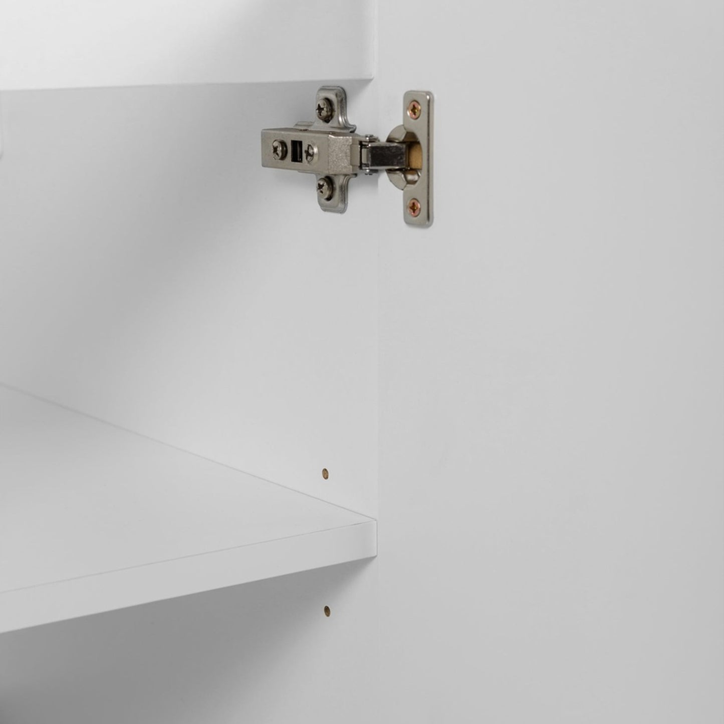 Flow 1 Door Fluted Bathroom Vanity Cabinet 40cm - White