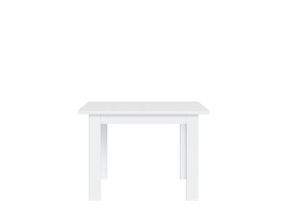 Practical Modern Dining Table with Extension Function - White