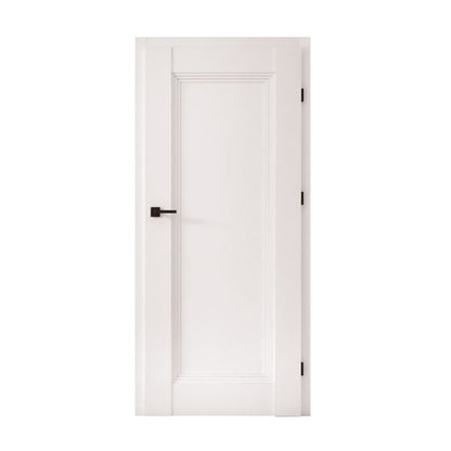 Fado Internal Rebated Door Set with Frame and Handle - White Mat