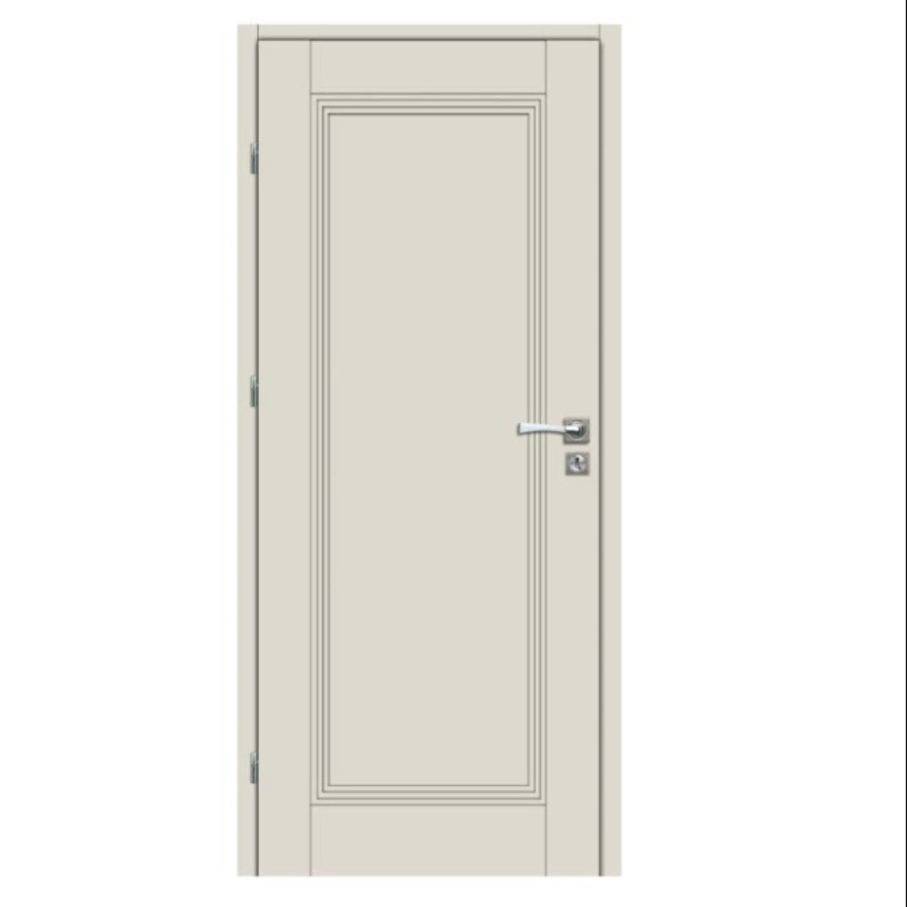 Fado Internal Rebated Door Set with Frame and Handle - Cashmere