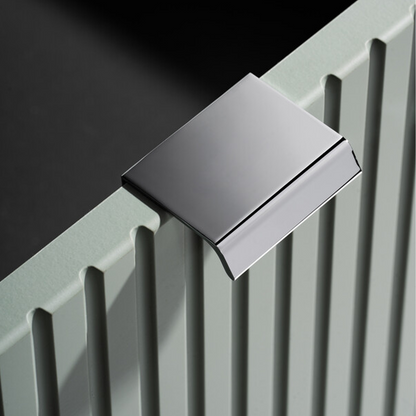 Line Reed 2 Drawer Bathroom Cabinet Vanity Unit 80cm with Built-In Basin - Sage