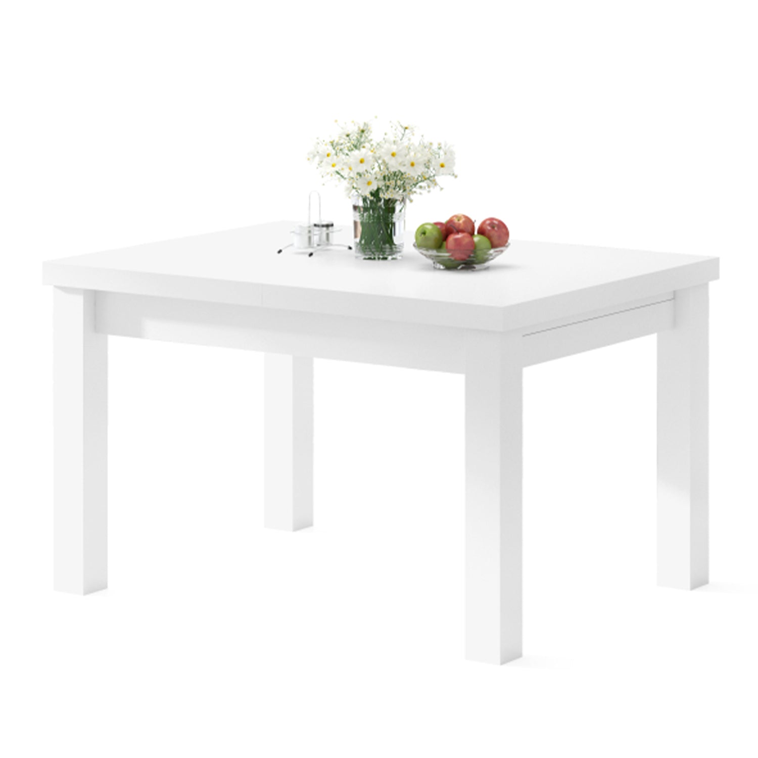 Royal Modern Extendable Dining Table – White