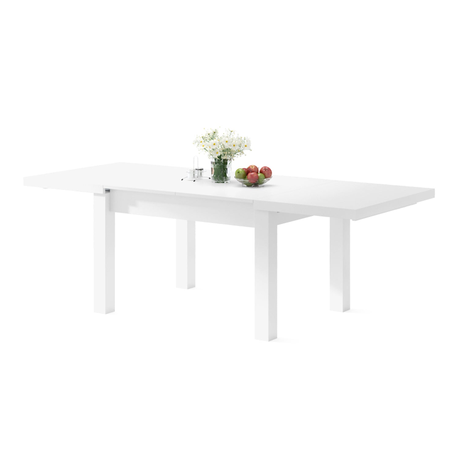 Royal Modern Extendable Dining Table – White