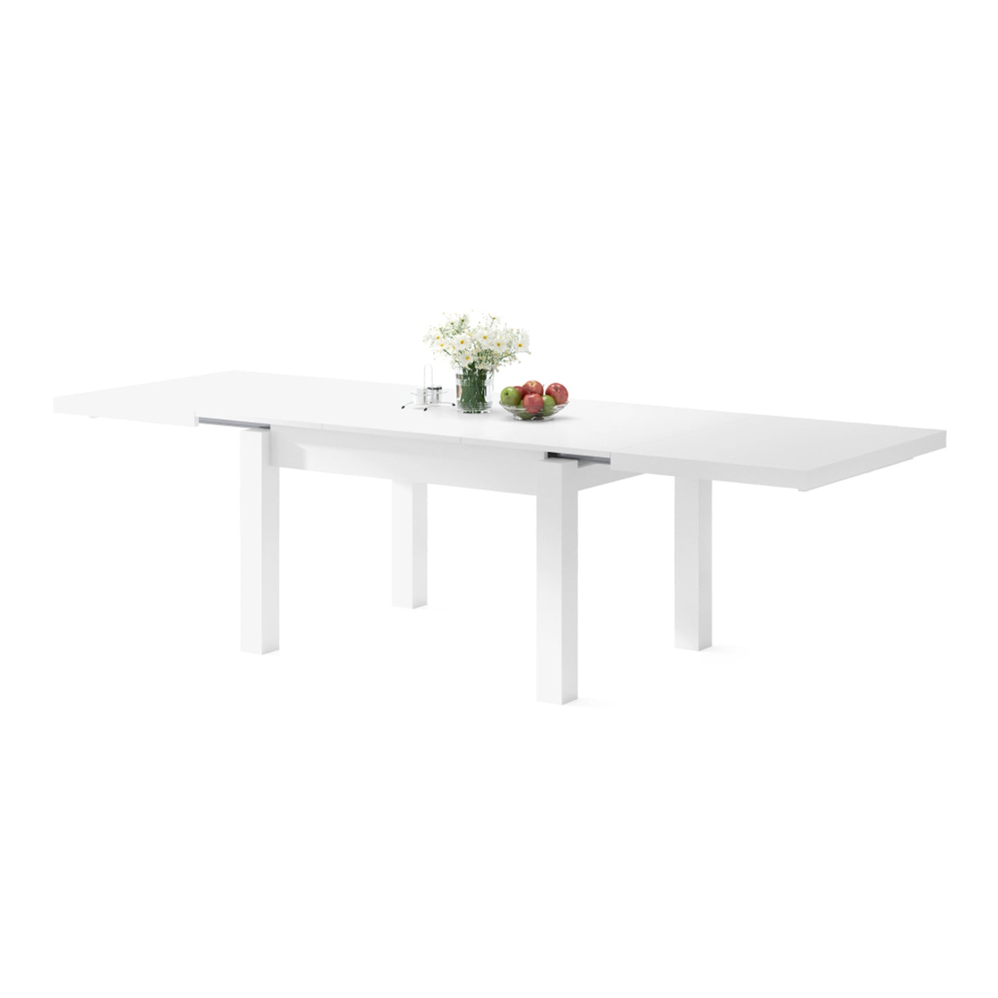 Royal Modern Extendable Dining Table – White