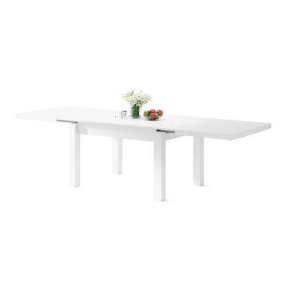 Royal Modern Extendable Dining Table – White