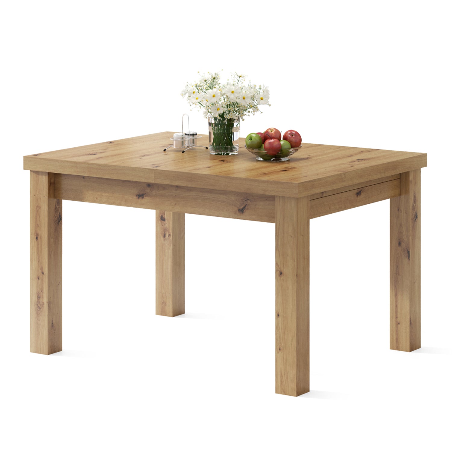 Royal Modern Extendable Dining Table – Oak Artisan