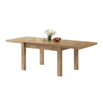 Royal Modern Extendable Dining Table – Oak Artisan