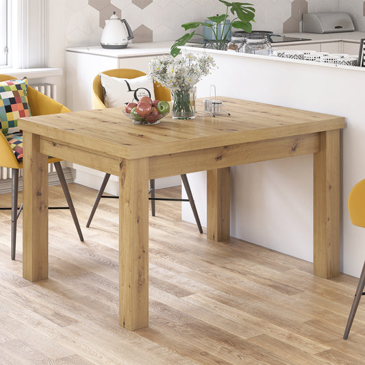 Royal Modern Extendable Dining Table – Oak Artisan