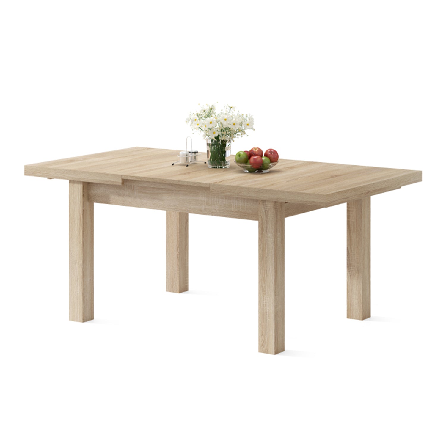 Royal Modern Extendable Dining Table – Sonoma Oak