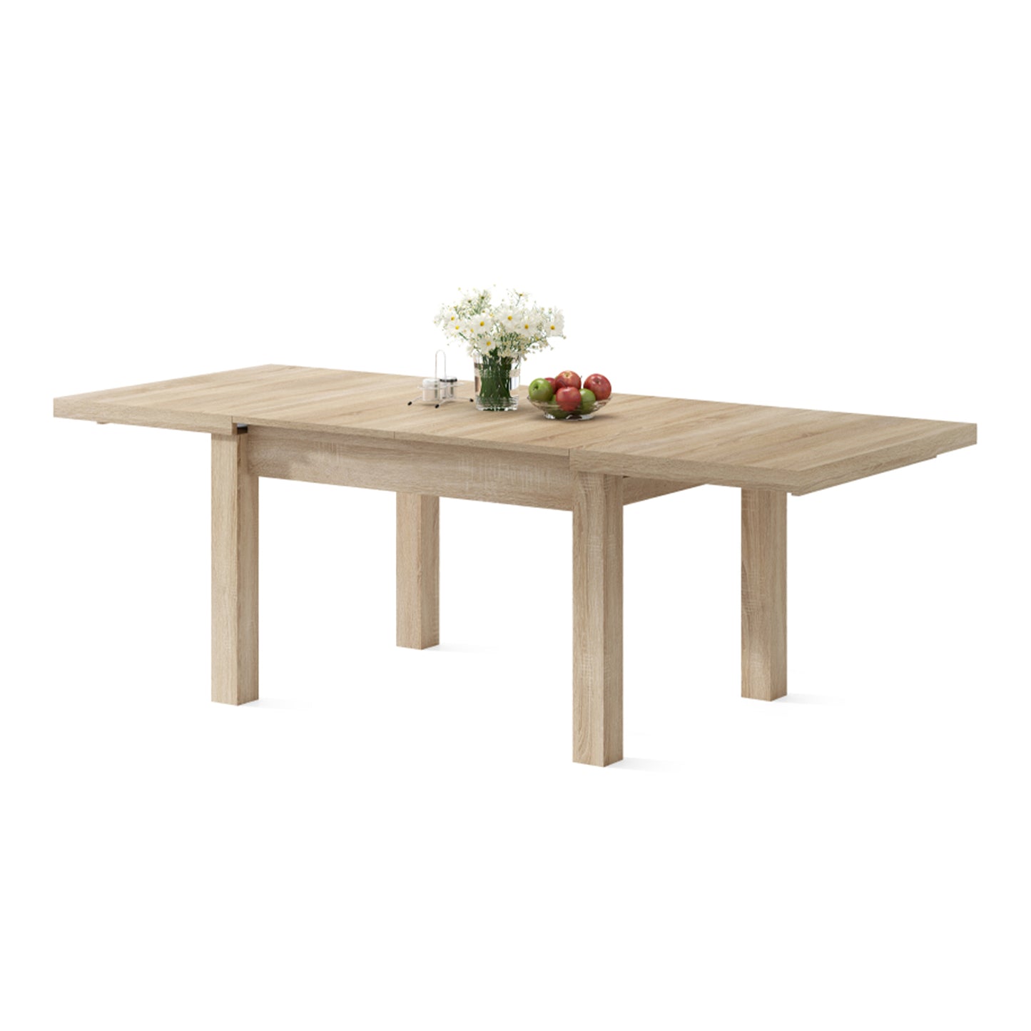 Royal Modern Extendable Dining Table – Sonoma Oak