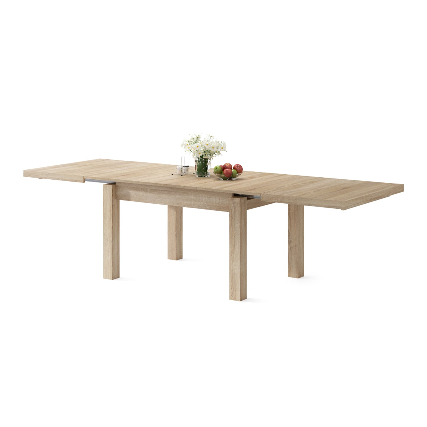 Royal Modern Extendable Dining Table – Sonoma Oak