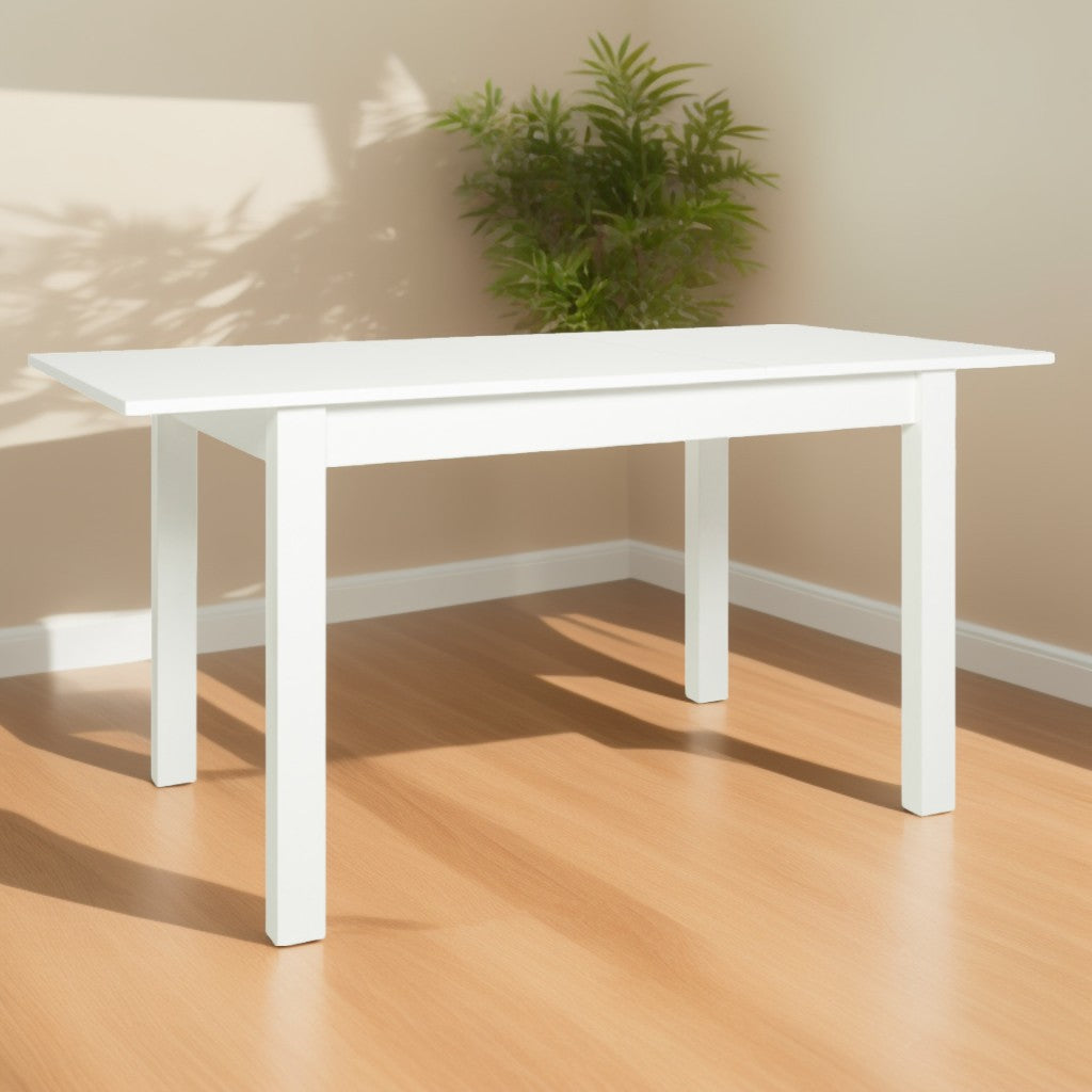 Ramen Midi Extendable Dining Table - White